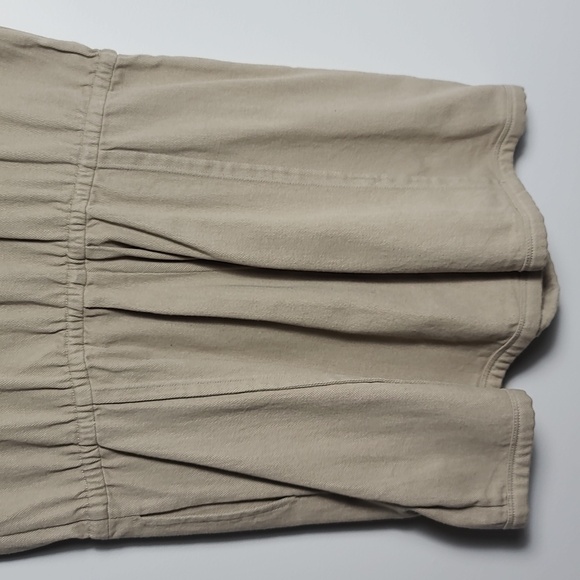 IRO Olno Pull-On 100% Cotton Twill Fabric Romper in Beige Size 36 US 4 - Picture 13 of 16